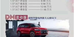 比亚迪宋Pro正式上市 售8.98万—21.98万元