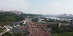 茜草长江大桥东岸互通立交工程(二期)进入桥梁上部结构施工阶段