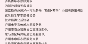 100名个人、50个集体！泸州拟通报表扬一批防疫优秀