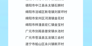 全国示范！泸州1镇3村拟入选