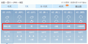 下雨+降温！2009年来冬季最强雨雪冰冻天气来袭！泸州过年天气……