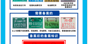 叙永县公安局关于超标电动自行车临时备案的通告