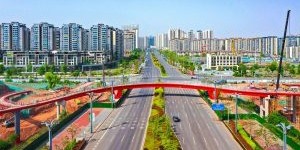 雏形初现！“空中走廊”架起酒城又一新地标，地点就在→