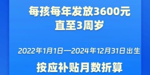 每孩每年3600元｜育儿补贴来了！怎么申领？哪些家庭可领？热点问答→