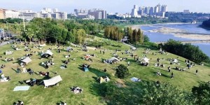 泸州城区共享绿地再上新！配套直饮机，可露营、赏景