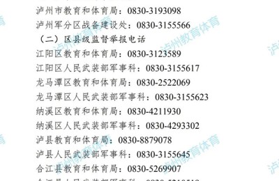 4类违规行为可直接举报！泸州学生军训监督举报电话公布→